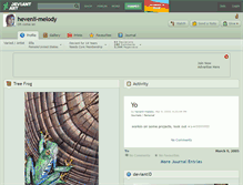 Tablet Screenshot of hevenli-melody.deviantart.com