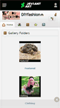 Mobile Screenshot of diyfashion.deviantart.com