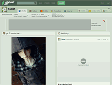 Tablet Screenshot of falbet.deviantart.com