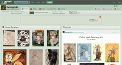 Desktop Screenshot of flamingchibi.deviantart.com