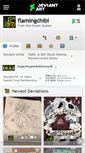 Mobile Screenshot of flamingchibi.deviantart.com