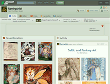 Tablet Screenshot of flamingchibi.deviantart.com