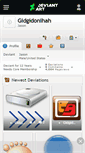 Mobile Screenshot of gidgidonihah.deviantart.com