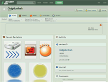 Tablet Screenshot of gidgidonihah.deviantart.com