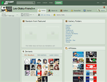 Tablet Screenshot of les-otaku-french.deviantart.com