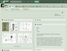 Tablet Screenshot of ia-v.deviantart.com