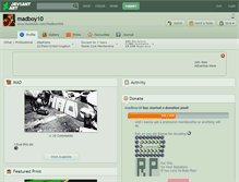 Tablet Screenshot of madboy10.deviantart.com