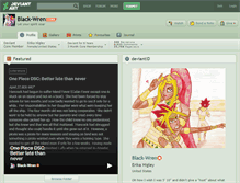 Tablet Screenshot of black-wren.deviantart.com