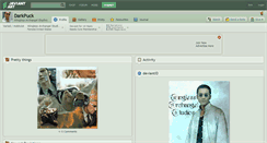 Desktop Screenshot of darkpuck.deviantart.com