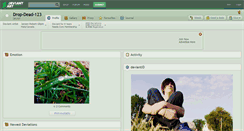 Desktop Screenshot of drop-dead-123.deviantart.com