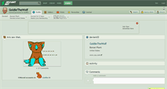 Desktop Screenshot of goldiethewolf.deviantart.com