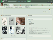 Tablet Screenshot of kellyp.deviantart.com