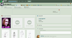 Desktop Screenshot of ladyjaganshi.deviantart.com