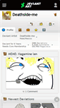 Mobile Screenshot of deathside-me.deviantart.com