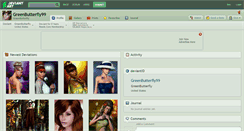 Desktop Screenshot of greenbutterfly99.deviantart.com