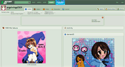 Desktop Screenshot of angelwings0509.deviantart.com