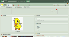 Desktop Screenshot of aoou.deviantart.com
