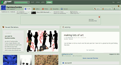 Desktop Screenshot of harmlesszombie.deviantart.com