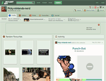 Tablet Screenshot of picky-nintendo-nerd.deviantart.com