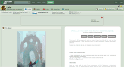 Desktop Screenshot of lelia.deviantart.com