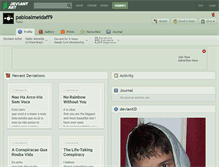 Tablet Screenshot of pabloalmeidaff9.deviantart.com