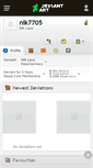 Mobile Screenshot of nik7705.deviantart.com
