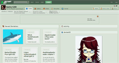 Desktop Screenshot of becky1200.deviantart.com