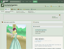 Tablet Screenshot of enchanted-gardens.deviantart.com