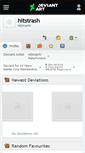 Mobile Screenshot of hitstrash.deviantart.com