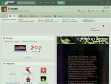 Tablet Screenshot of cronoan.deviantart.com