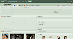 Desktop Screenshot of hornydancer1.deviantart.com