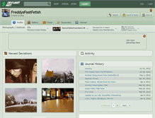 Tablet Screenshot of freddysfootfetish.deviantart.com