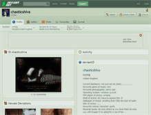 Tablet Screenshot of chaoticshiva.deviantart.com