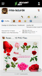 Mobile Screenshot of miss-lazurde.deviantart.com