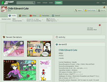 Tablet Screenshot of chibi-edward-cute.deviantart.com