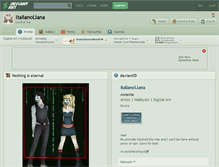 Tablet Screenshot of italianoliana.deviantart.com