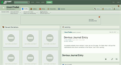 Desktop Screenshot of gloomthebat.deviantart.com