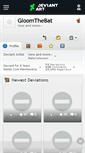 Mobile Screenshot of gloomthebat.deviantart.com