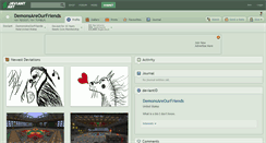 Desktop Screenshot of demonsareourfriends.deviantart.com