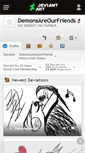 Mobile Screenshot of demonsareourfriends.deviantart.com