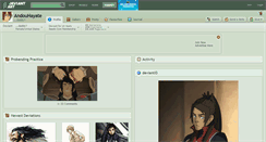 Desktop Screenshot of andouhayate.deviantart.com