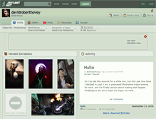 Tablet Screenshot of davidroberthovey.deviantart.com