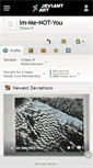 Mobile Screenshot of im-me-not-you.deviantart.com