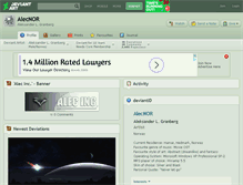 Tablet Screenshot of alecnor.deviantart.com