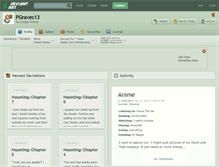 Tablet Screenshot of pgraves13.deviantart.com