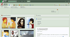 Desktop Screenshot of dj114.deviantart.com