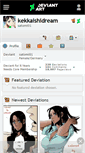 Mobile Screenshot of kekkaishidream.deviantart.com