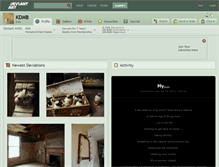 Tablet Screenshot of kdmb.deviantart.com