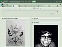 Tablet Screenshot of laece.deviantart.com