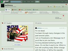 Tablet Screenshot of darthhorus.deviantart.com